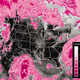 A computer-enhanced image of the high concentrations of romance in the atmosphere over North America.
